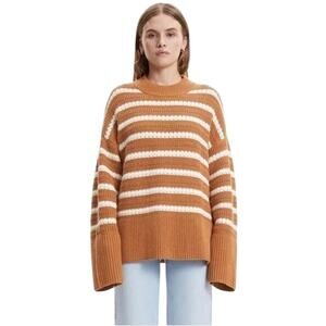 NWOT Samsoe & Samsoe Raili Crew Neck Brown Sugar Sweater – Small
